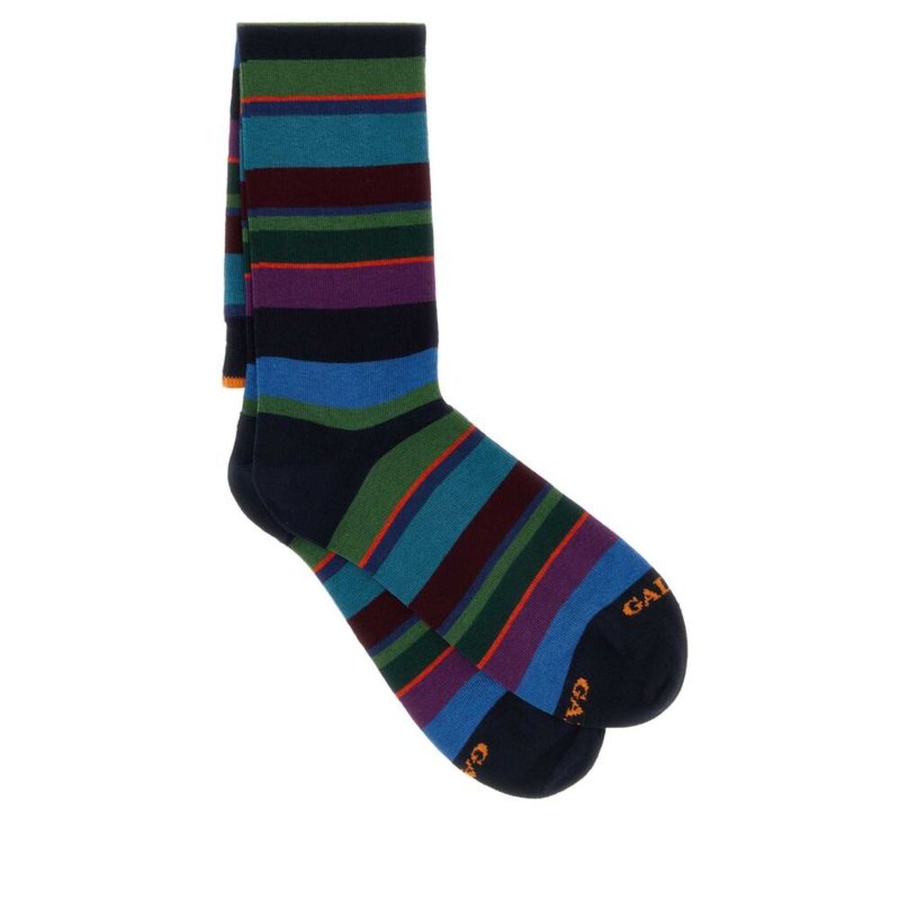 Gallo Men Multicolor Stretch Cotton Blend Socks